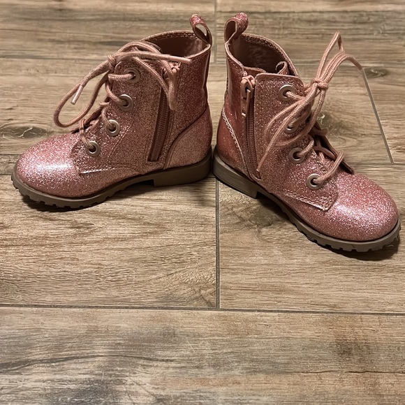 Pink Glitter Old Navy Boots - Picture 4 of 4